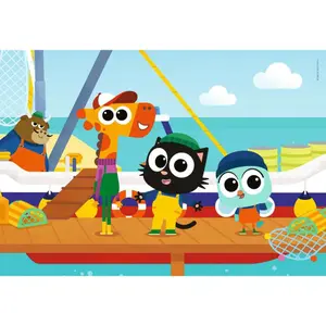 2x12 piece puzzle - farmer or fisherman? Ravensburger Milo image-1