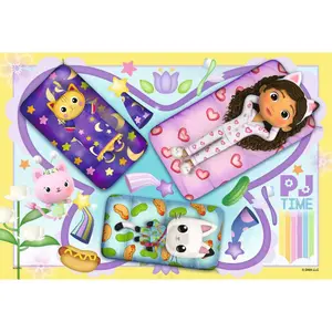 2x12-piece pajama night puzzle Ravensburger Gabby's Dollhouse image-1
