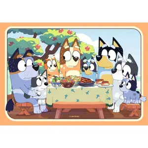 2x24-piece jigsaw puzzle with bluey Ravensburger image-0