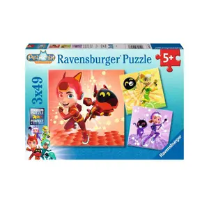 3x49 pieces puzzle matt, jia and emma Ravensburger Petronix Defenders image-0