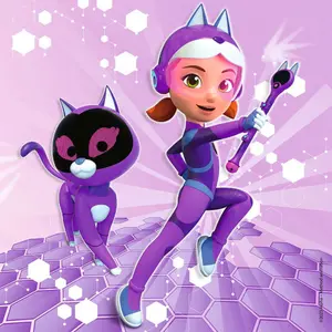 3x49 pieces puzzle matt, jia and emma Ravensburger Petronix Defenders image-3