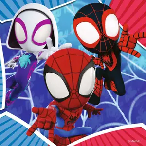 3x49 pieces puzzle the web shooter Ravensburger Spidey image-1