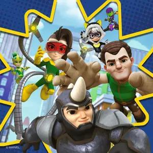 3x49 pieces puzzle the web shooter Ravensburger Spidey image-3