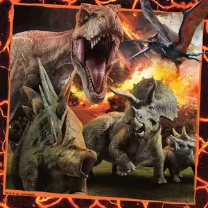 3x49 pieces hunter's instinct / puzzle Ravensburger Jurassic World image-0
