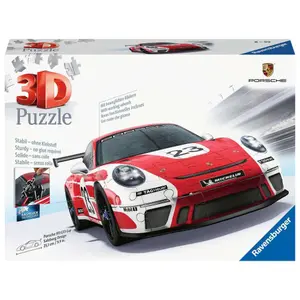 108-piece puzzle -porsche 911 gt3 cup salzburg 3d puzzle Ravensburger image-2