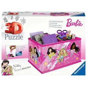 216 pieces puzzle - storage box - barbie 3d puzzle Ravensburger image-1
