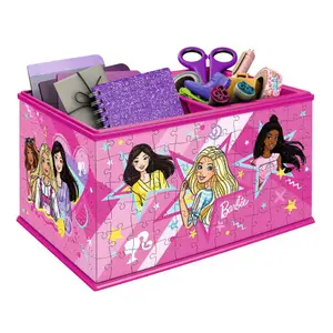 216 pieces puzzle - storage box - barbie 3d puzzle Ravensburger image-0
