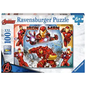 100-piece puzzle - the mighty iron man / marvel avengers Ravensburger image-0