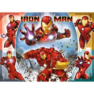 100-piece puzzle - the mighty iron man / marvel avengers Ravensburger image-1