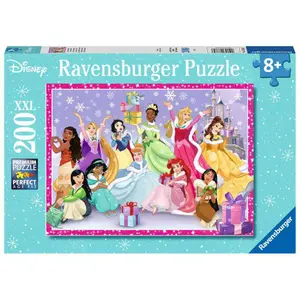 200-piece puzzle - a magical christmas / Disney princesses Ravensburger image-1