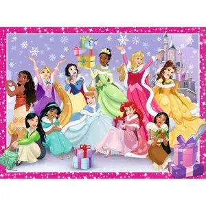 200-piece puzzle - a magical christmas / Disney princesses Ravensburger image-0