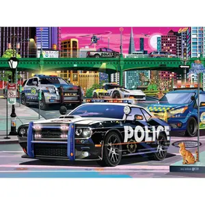 150-piece puzzle - police patrol Ravensburger image-0
