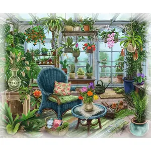 99-piece puzzle -escape - the manor's winter garden Ravensburger image-0