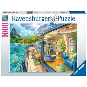 1000-piece puzzle - Tropical cruise Ravensburger image-1
