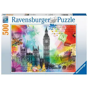 500-piece puzzle - map of london Ravensburger image-0
