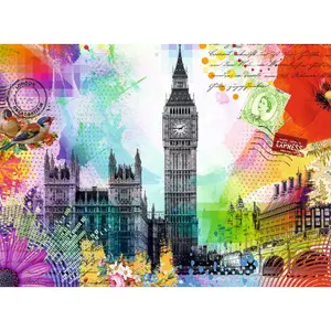 500-piece puzzle - map of london Ravensburger image-1