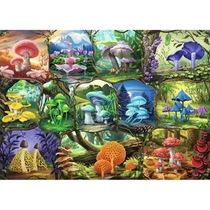 1000-piece puzzle - magnificent mushrooms Ravensburger image-1