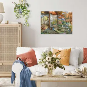 1000-piece puzzle - Tea time in the Japanese garden Ravensburger image-1