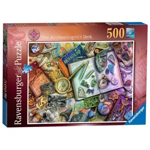 500-piece puzzle - the archaeologist's office Ravensburger image-3
