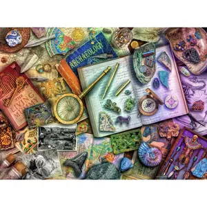 500-piece puzzle - the archaeologist's office Ravensburger image-0
