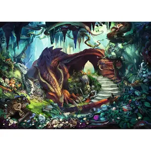 759-piece puzzle -escape - in the dragon's cave Ravensburger image-0