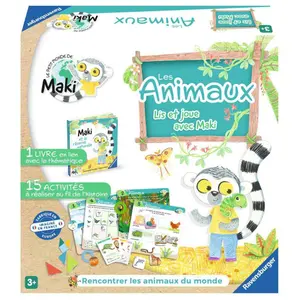 Educational games - read and play with maki - animals Ravensburger image-0