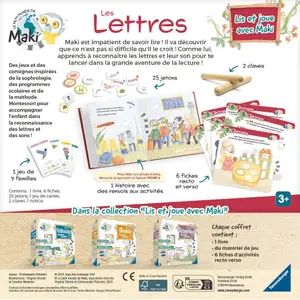 Educational games - read and play with maki - letters Ravensburger image-1