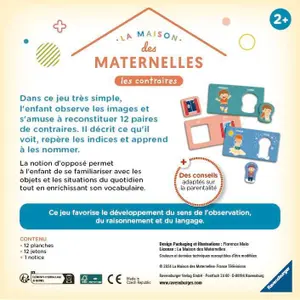 Educational games - opposites - la maison des maternelles Ravensburger image-2