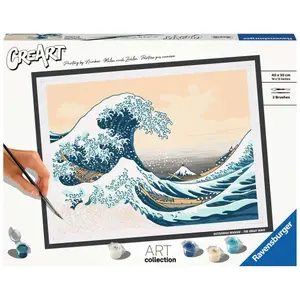 Painting - la grande vague - art collection creart Ravensburger image-2