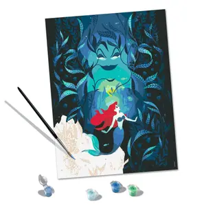 Painting - ariel et ursula disney princess creart Ravensburger image-0