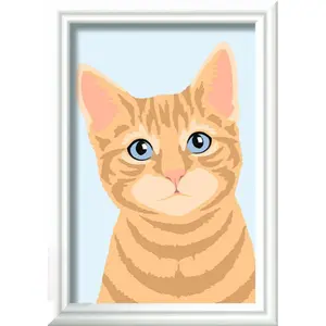 Painting - art number - creart ginger cat Ravensburger image-0