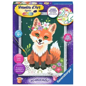 Painting - art number - renard fleuri creart Ravensburger image-3