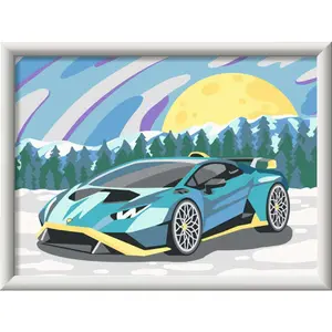 Painting - art number - lamborghini bleue creart Ravensburger image-1