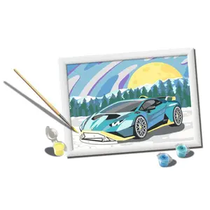 Painting - art number - lamborghini bleue creart Ravensburger image-0