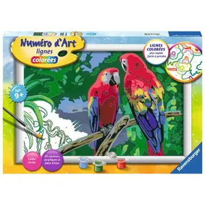 Painting - art number - colorful parrots creart Ravensburger image-3