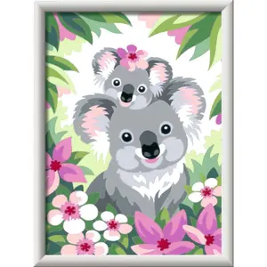 Painting - maman koala et son bébé / 50 ans creart Ravensburger image-0