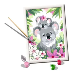 Painting - maman koala et son bébé / 50 ans creart Ravensburger image-1