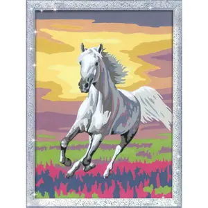 Painting - art number - horse in the meadow creart Ravensburger image-1