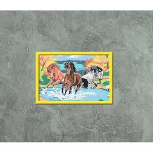 Painting -Art number - Horde of creart horses Ravensburger image-2