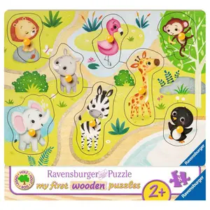 8 pieces puzzle on the way to the zoo Ravensburger image-0