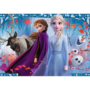 2 puzzles 12 pieces journey to the unknown / disney the snow queen 2 Ravensburger image-2