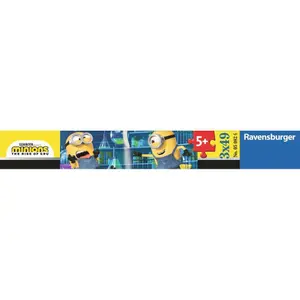 3 puzzles 49 pieces funny minions / minions 2 Ravensburger image-2