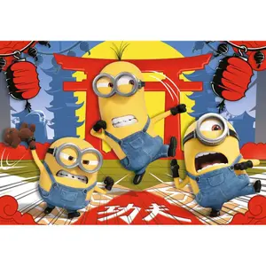 2 puzzles 24 pieces les minions in action / minions 2 Ravensburger image-2
