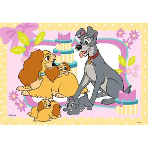 2 puzzles 24 pieces puppies disney Ravensburger image-2