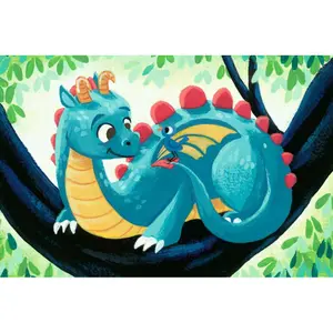 Puzzle 6 cubes the fantastic creatures Ravensburger image-1