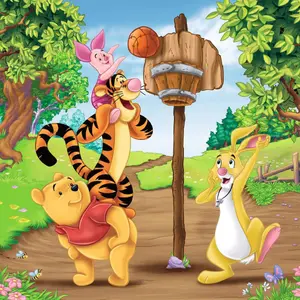 3 puzzles 49 pieces field day / disney winnie the pooh Ravensburger image-2
