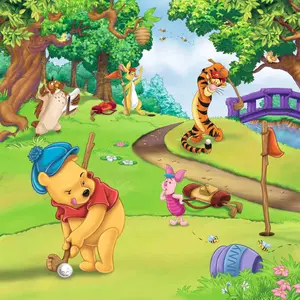 3 puzzles 49 pieces field day / disney winnie the pooh Ravensburger image-3
