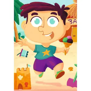 3 puzzles 24 pieces mix &amp; match clothing Ravensburger image-3