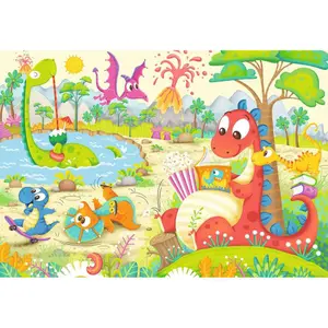2 puzzles 12 pieces my favorite dinos Ravensburger image-3