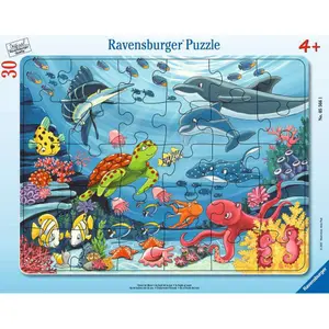 Puzzle frame of 30-48 pieces at the bottom of the sea Ravensburger image-0